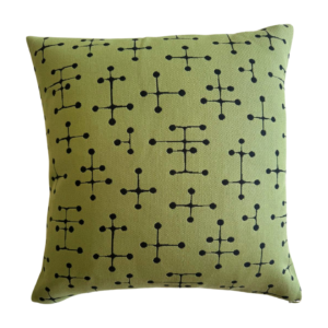 Eames Small Dot Pillow Green