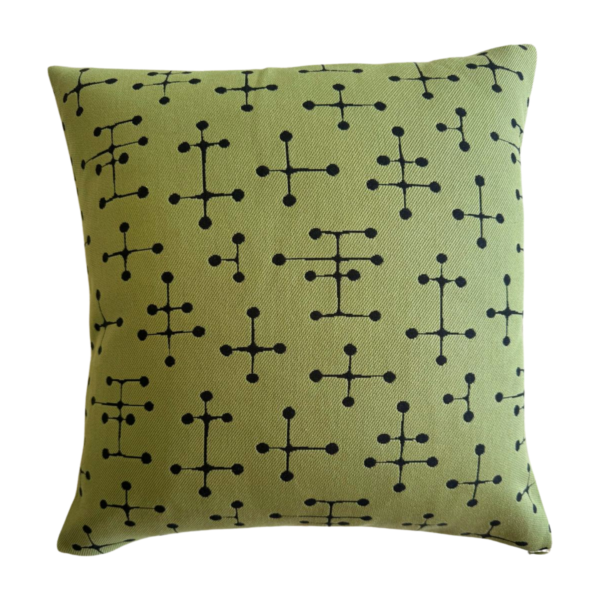 Eames Small Dot Pillow Green