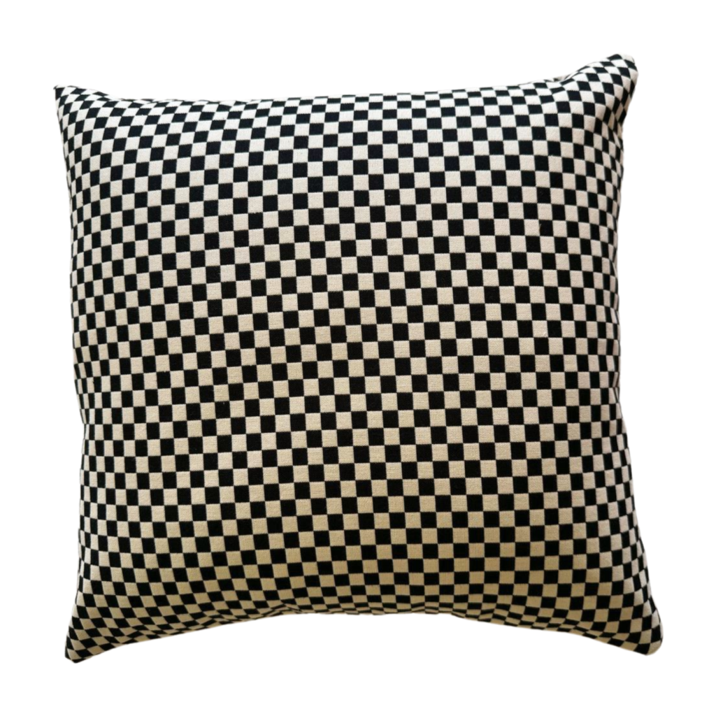 Girard Checker Black White 008 Pillow